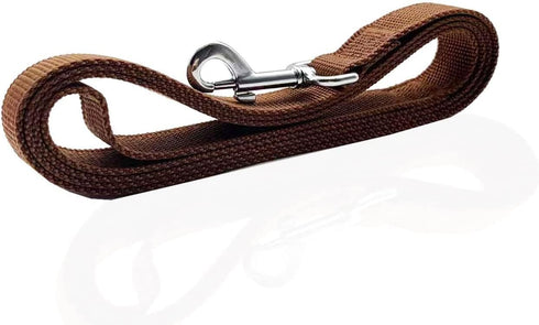 Nylon Dog Leash 8 Feet Long, Walking Training Dog Leashes for Medium Large Dogs(1" X 8 ft, Brown)...