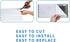 Merv 13 Filter Material , Air Filters for Stops Dust and Pet Dander as Small as 0.3 Microns (16 Ft²)...