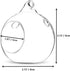 12 Pcs 3.15"/ 8cm Hanging Glass Tealight Holder Globe Plant Terrariums Glass Orbs Air Plants Tea Light Candle Holders Home Decor Indoor Outdoor Ga...