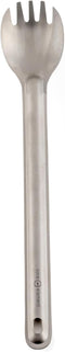 Core Element Pure Titanium 8.5" Long Handle Spork Outdoor Ultralight Bushcraft Campfire Flatware for Camping Backpacking Great for Freeze-dried me...