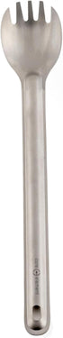 Core Element Pure Titanium 8.5" Long Handle Spork Outdoor Ultralight Bushcraft Campfire Flatware for Camping Backpacking Great for Freeze-dried me...