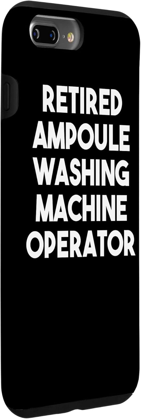 iPhone 7 Plus/8 Plus Retired Ampoule Washing Machine Operator Case...
