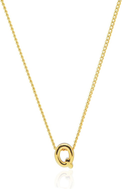 Small Letter Necklace,Dainty Gold Initial Necklaces 14K Gold Plated Personalized Tiny Initial Pendant Necklace Cute Letter Name Choker Necklaces f...