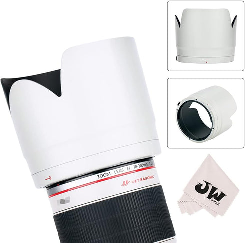 JJC Dedicated Reversible Lens Hood Shade for Canon EF 70-200mm f/2.8L is III USM & Canon EF 70-200mm f/2.8L is II USM Lens Replaces Canon Lens Hoo...