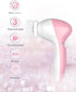 TOUCHBeauty Facial Cleansing Brush Set with Case & 3 Spin Brush Heads for Beginner/Teenagers, Battery Powered, Mini Travel Size Pink...