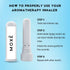 MOX? Eucalyptus Essential Oil Nasal Inhaler, Sinus & Congestion Relief, Daily Relaxation, Stress Relief, Therapeutic No-Mess Aromatherapy, Pure an...