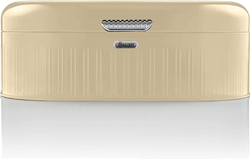 Swan SWKA1014CN Retro Bread Bin Cream, One Size...