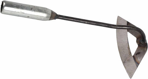 Ejoyous Garden Hoe, Stainless Steel Hollow Hoe Weed Rake Hand Gardening Weeder Tool for Home Garden Backyard Farm Weeding Loosening and Planting (...