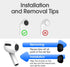 Premium Memory Foam Replacement Ear Tips for AirPods Pro & AirPods Pro 2nd Generation with Cleaning Kit, Anti-Slip Eartips and 3 in 1 Cleaner Pen ...