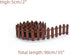 4Pcs Miniature Fairy Garden Fence 35 Inch Fairy Garden Accessories DIY Wood Picket Fence for Dollhouse DIY Crafts Project...