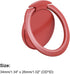 uxcell Phone Ring Holder, Ultra-Thin Cellphone Stand 360 Rotation Grip, for Magnetic Car Mounts, Red...