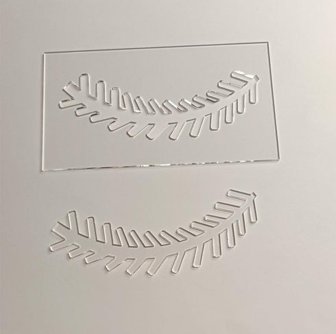 Set of 2 Baseball Print Stencil,Bleached Shirt Stencil, Baseball Acrylic Stencil for T-shirt Stencil,Sublimation Crafting (7'')...