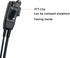 Walkie Talkie Headset with PTT Mic 1 Pin Covert Acoustic Tube Earpiece for Talkabout MH230R MR350R T200 T200TP T260 T260TP T460 T600 MT350R 2 Way ...