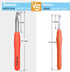 Weabetfu Large Size 6.5mm(K)/7.0mm/8.0mm(L)/9.0mm(M)/10.0mm(N/P) Crochet Hooks,Extra Long Crochet Hook for Arthritic Hands,Ergonomic Grip Soft Han...