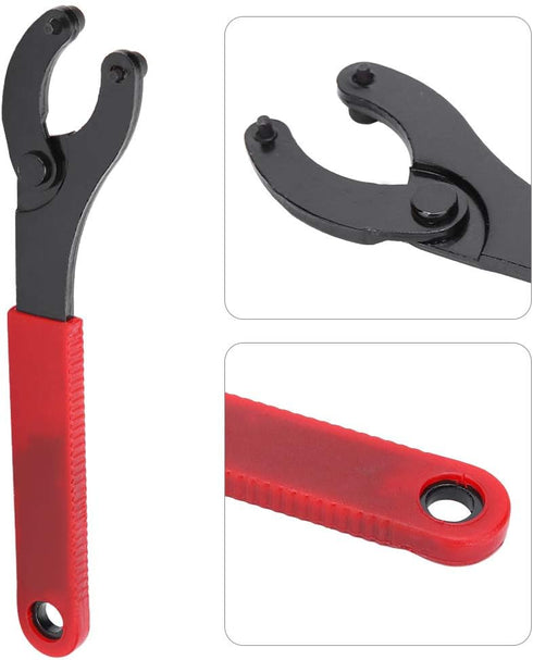 2Pcs Bicycle Center Shaft Removal Tool Eight Character Wrench Mountain Bike Fixed Gear Bottom Bracket Tool Flywheel Locking Ring Character Wrench ...