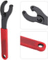 2Pcs Bicycle Center Shaft Removal Tool Eight Character Wrench Mountain Bike Fixed Gear Bottom Bracket Tool Flywheel Locking Ring Character Wrench ...