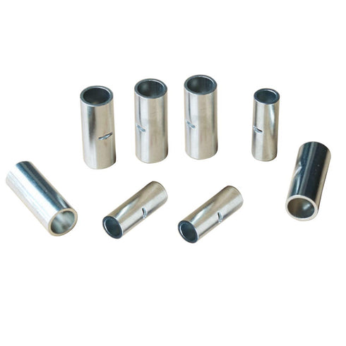 Stranded Wire Butt Connector:(3Types Gauge Bullet Type Butt Crimp Terminals: AWG 4,6,8,) Uninsulated Crimp Wire Connectors Widely Used in Automoti...