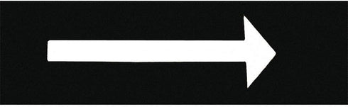Paint Stencils, PVC Arrow Stencil, Plastic Wall Stencil Template, Arrow Sign Symbol Pavement Marking Stencil - 3-1/2"...