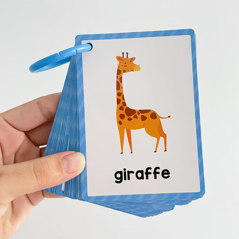 Animals Learning Flashcards, High Frequency Words, Beginning Reading, Kindergarten to 1st Grade, ESL Teaching Materials, Autism Learning Materials...