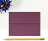 LUXPaper A2 Invitation Envelopes | Peel & Press | 4 3/8" x 5 3/4" | Vintage Plum | 80lb. Text | 50 Qty...