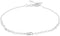 Sterling Silver Jewelry - Rhodium Plated 925 Stamp - Interlinked Multi Open Heart Anklet - Stylish Beautifully Designed for Women - 9" Long + 1" E...