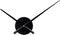 Timelike DIY Large 3D Clock Hands Wall Art Decor Quartz Clock Mechanism Accessories (Black)...
