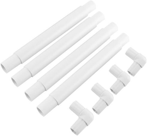 Metuynm Square Embroidery Hoop, 11inch Plastic Cross Stitch Frame Clip White DIY Sewing Tools Hoops Craft Embroidery Snap Frame Hoop for Cross Sti...