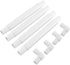 Metuynm Square Embroidery Hoop, 11inch Plastic Cross Stitch Frame Clip White DIY Sewing Tools Hoops Craft Embroidery Snap Frame Hoop for Cross Sti...