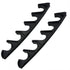 Adjustment Bracket CHENJIN 2PCS 6 Position Nylon Black Adjustment Brackets for Patio Outdoor Lawn Yard Furniture or Chaise Lounges, Back-Height Mu...