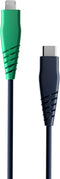 Skullcandy Line Round Charging Cable, USB-C to Lightning - Dark Blue/Green, 20W 4ft...