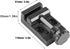 ASHATA Mini Flat Clamp Table Jaw Bench Clamp, Small Tabletop Clamp Drill Press Vice Tool Opening Parallel Table Vise for Holding Repairing DIY Scu...