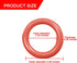 50PCS O-Ring Replacement, OEM#11105 Vehicle Oil Drain Plugs, Nitrile Rubber Automobile Transmission Engine Gasoline Sealing Gasket Rings, Universa...