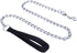 Metal Dog Leash Chain Choker Necklace Leash Dog Chain Leash Pet Collar Leash Chain with Handle for Small Medium Large Dogs...