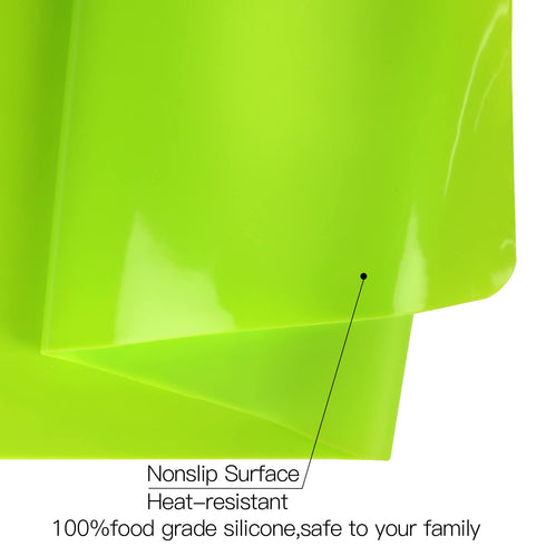 Extra Large Silicone Table Mat, Silicone Mat for Crafts Kids Dinner Placemat Desk Countertop Waterproof Protector Heat Insulation Kitchen Pastry R...