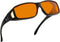 BLUELESS Fitover Glasses for Computer Blue Blocking with Orange Tinted Sleep Glasses, Black...