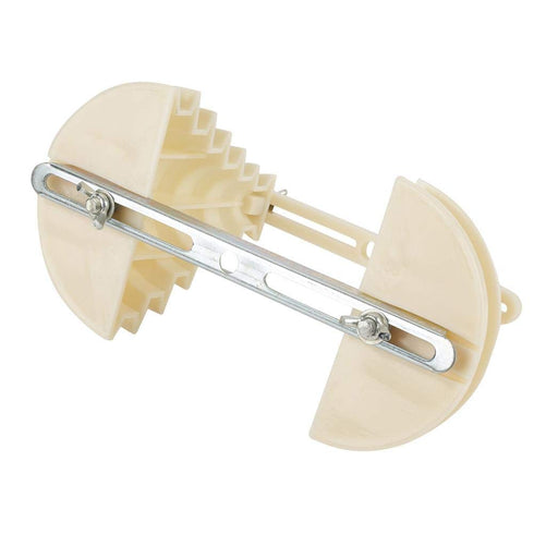 Electrical Machine Plastic Single Phase 6 Layer Coil Wire Cable Winding Head Holder Beige...