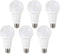 A19 LED Light Bulbs 60W Equivalent 15W Energy Use, E26 Base 4000K Cool White Dimmable 1600Lumens Brightness and 220-Degree Beam Angle Classic Clea...