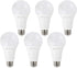 A19 LED Light Bulbs 60W Equivalent 15W Energy Use, E26 Base 4000K Cool White Dimmable 1600Lumens Brightness and 220-Degree Beam Angle Classic Clea...