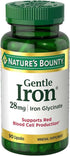 Nature's Bounty Gentle Iron 28 mg Capsules 90 Capsules (Pack of 2)...