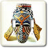 3dRose lsp_877_2 African Mask Double Toggle Switch...