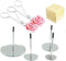 Cake Flower Nail Lifters Set - Stainless-Steel Baking Tools,6 Pcs,Icing Flowers Decoration...