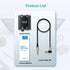 3.5mm Stereo Audio Switcher?1 in 2 Out /2 in 1 Out? with 3.5mm Audio Cable, 2 Ports AUX Audio Speaker Selector for PC Phone Laptop Headphone...