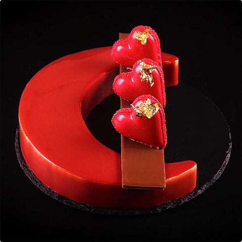 3D Moon Shape Silicone Cake Mold, Crescent Moonlight Sonata Mousse Cake Pan Bread Pizza Baking Mold Kitchen Bakeware Tools...