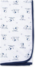 Little Me Blankets for Baby Boys' Puppy Toile Swaddling Receiving Blanket...
