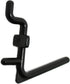 JSP Manufacturing Pegboard Hooks Non-Locking Plastic L Style Hook | Garage Tool Storage Craft Hooks Pegboard Accessories (100, Black)...
