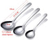 18/8 Stainless Steel Adult Soup Spoon Big Round Spoons Large Heavy Weight Dinner Spoon 4-Piece (7.2Inch)...
