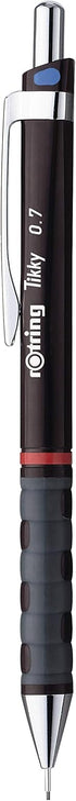 rOtring Tikky Mechanical Pencil Set, HB 0.7 mm, Burgundy, Includes 12 Leads and Eraser...