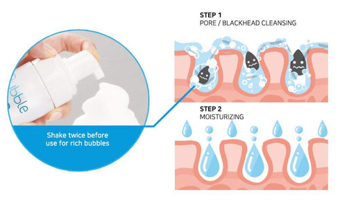 YADAH Bubble Deep Cleanser (5.07fl oz) - Vegan Foaming Cleanser, Soothing, Moisturizing, Clear Impurities. Korean Skin Care. Cactus, Orange Peel....