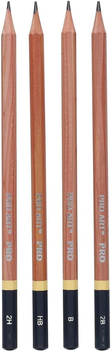 GOLDEN Drawing Set, 4 Count (Pack of 1), Graphite...