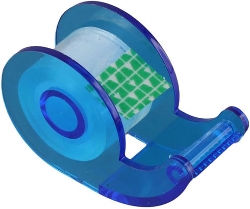 Blue Mini Office Supply Set Mini Portable Case,Include Mini Stapler,Tape Dispenser,Hole Puncher,Staples, for Office, Home, Gifts...